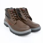 BOTIN CUERO MARRON SKIWAY TG